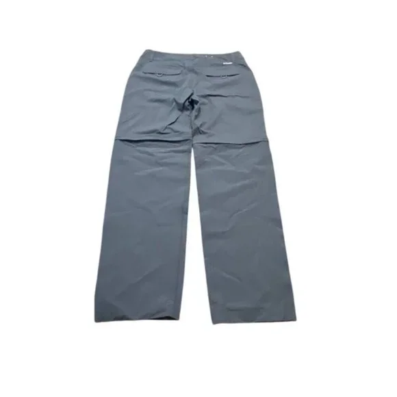 Columbia Mens Convertible Hiking Pants Gray Size 14Nylon Lightweight Outdoor